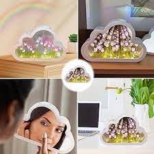 Lampara hermosa de tulipanes infinitos y espejo. ideal para regalar